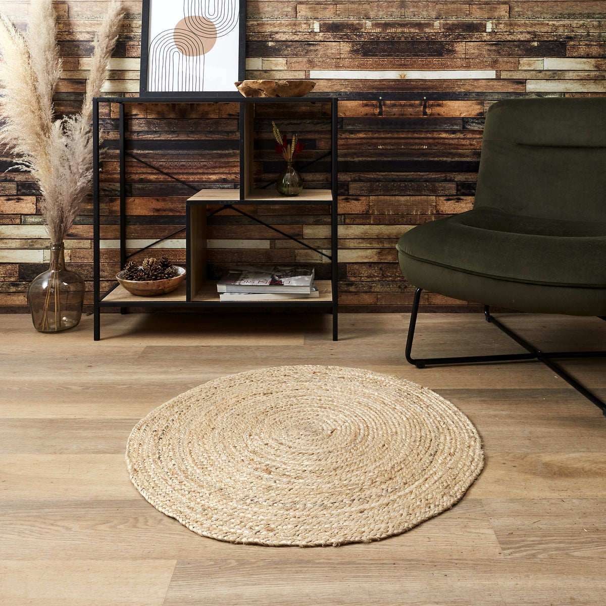 Tapis Rond Jute 80Cm