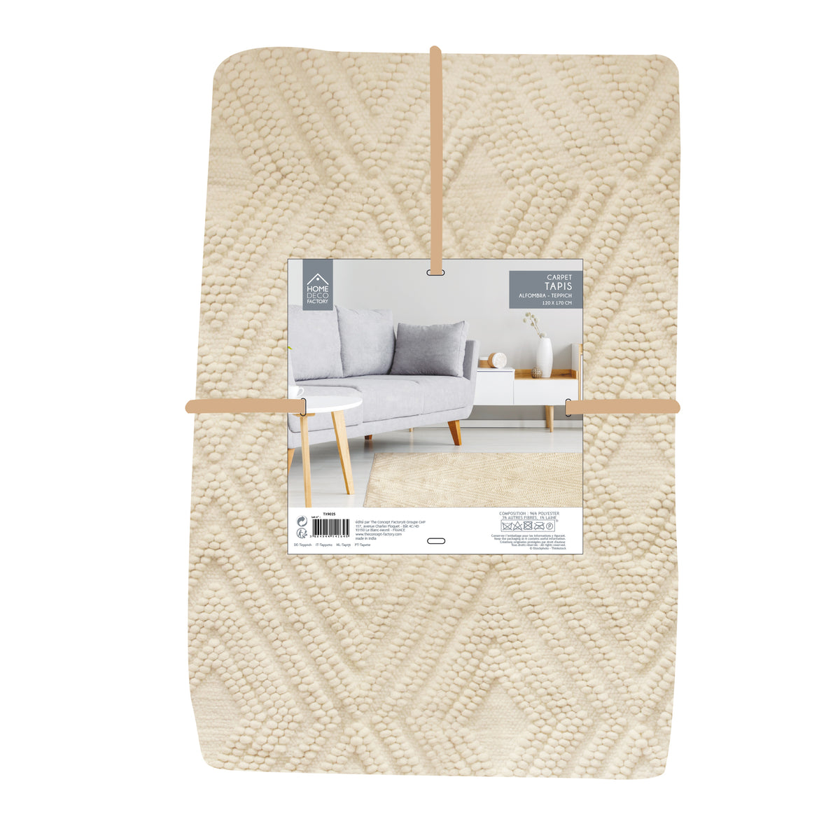 Tapis Motifs Graphiques 120X170Cm