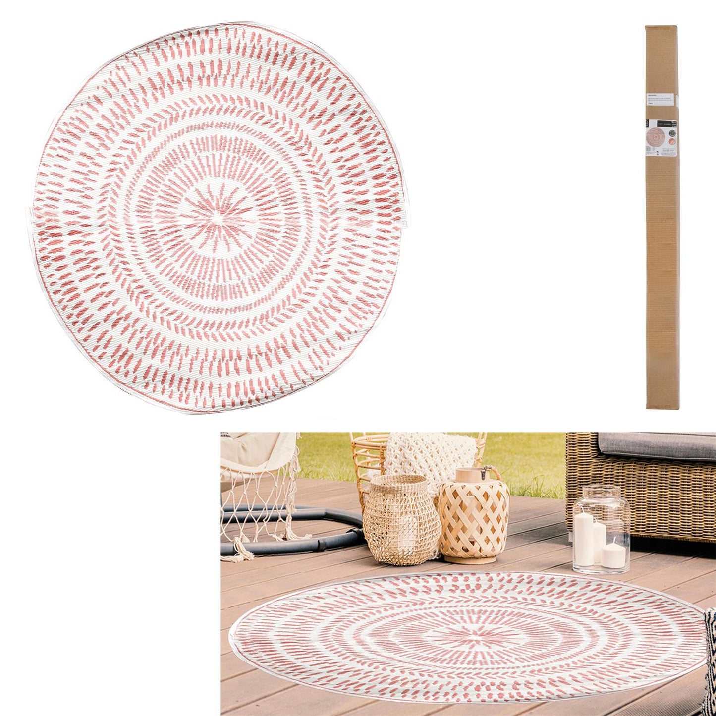 Tapis Polypropylene Marron Indoor Outdoor150Cm