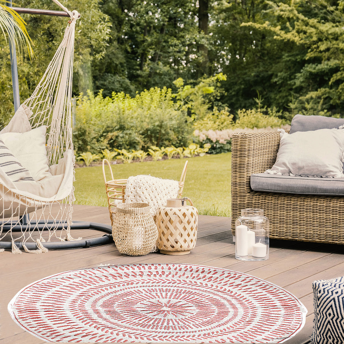Tapis Polypropylene Marron Indoor Outdoor150Cm