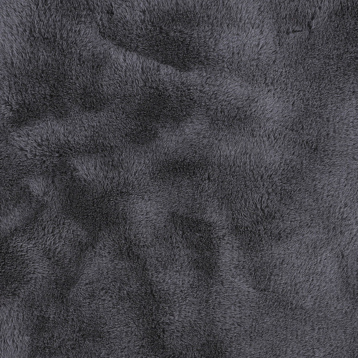 Tapis Imitation Fourrure Poil Fin Gris 60X90Cm