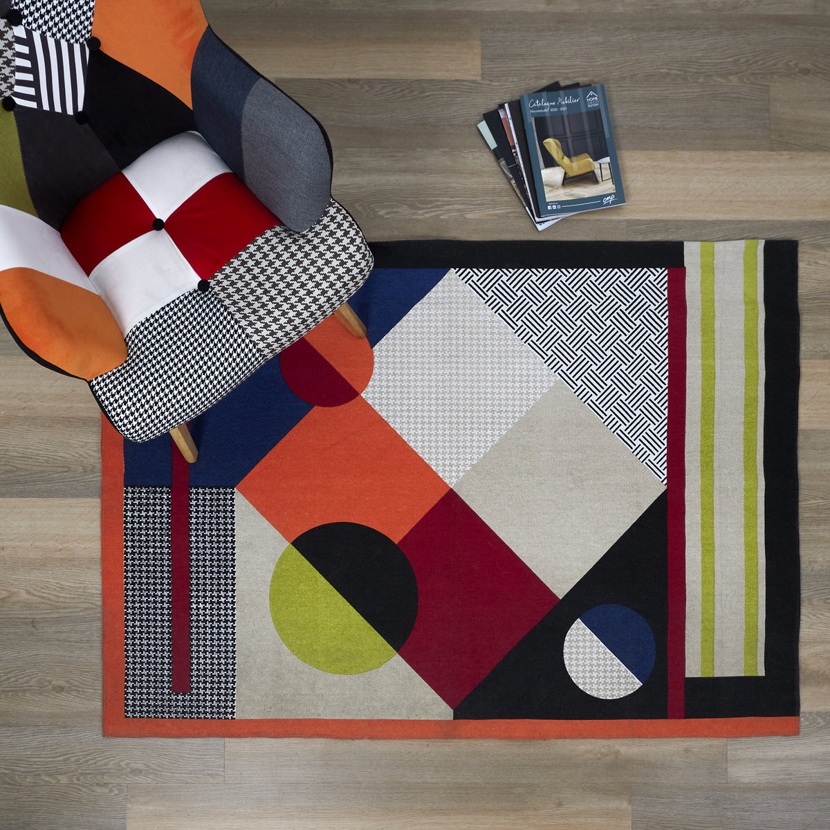 Tapis Patchwork 120X170Xcm