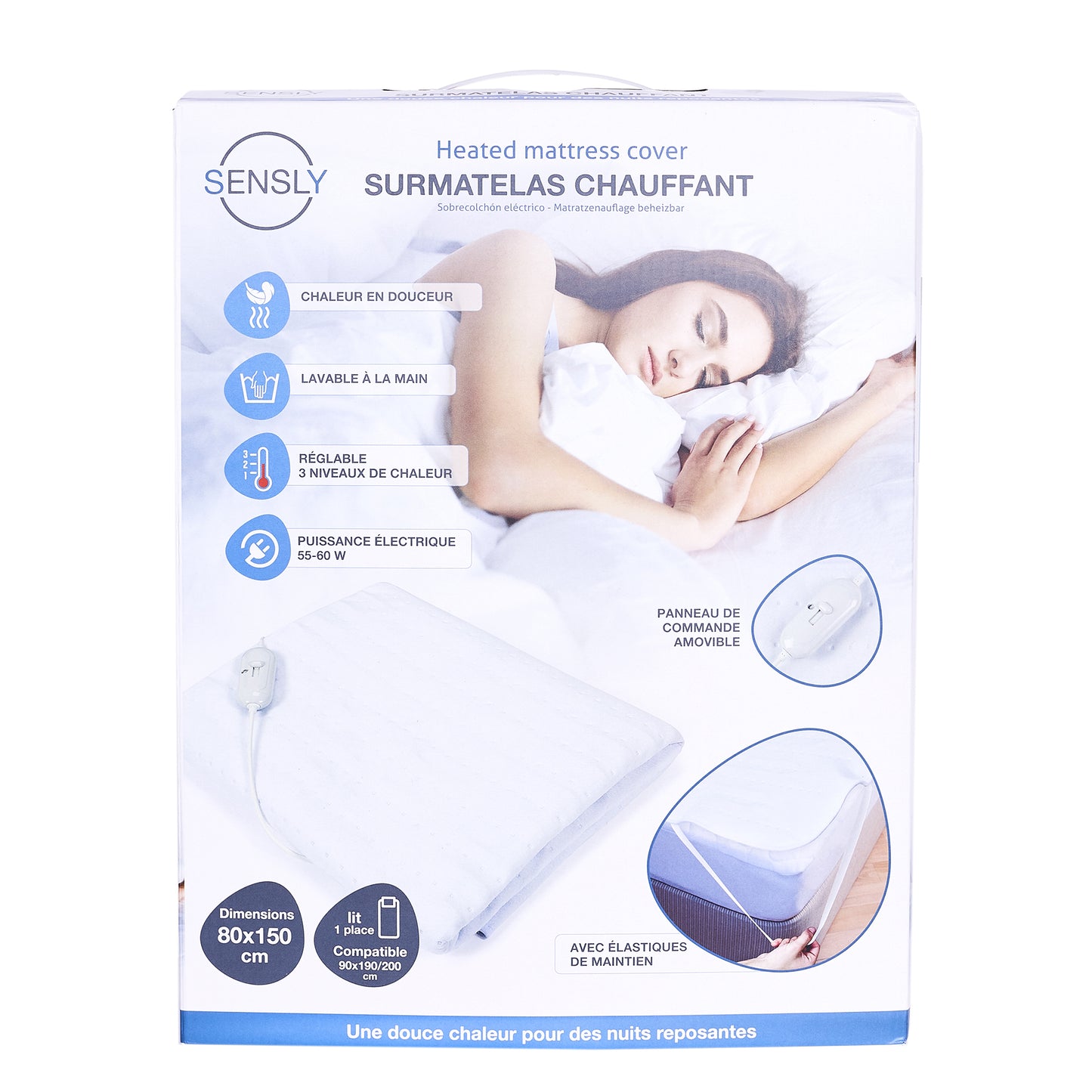 Surmatelas Chauffant 150X80Cm