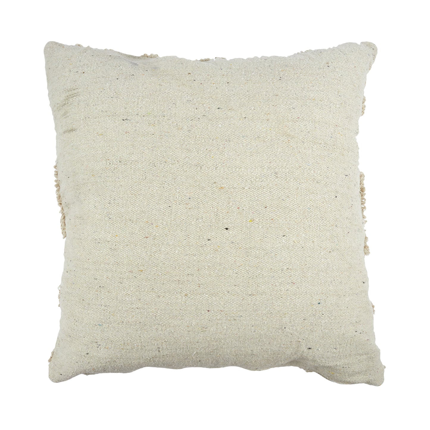 Coussin Ethnique Relief Losange Ecru 40X40Cm