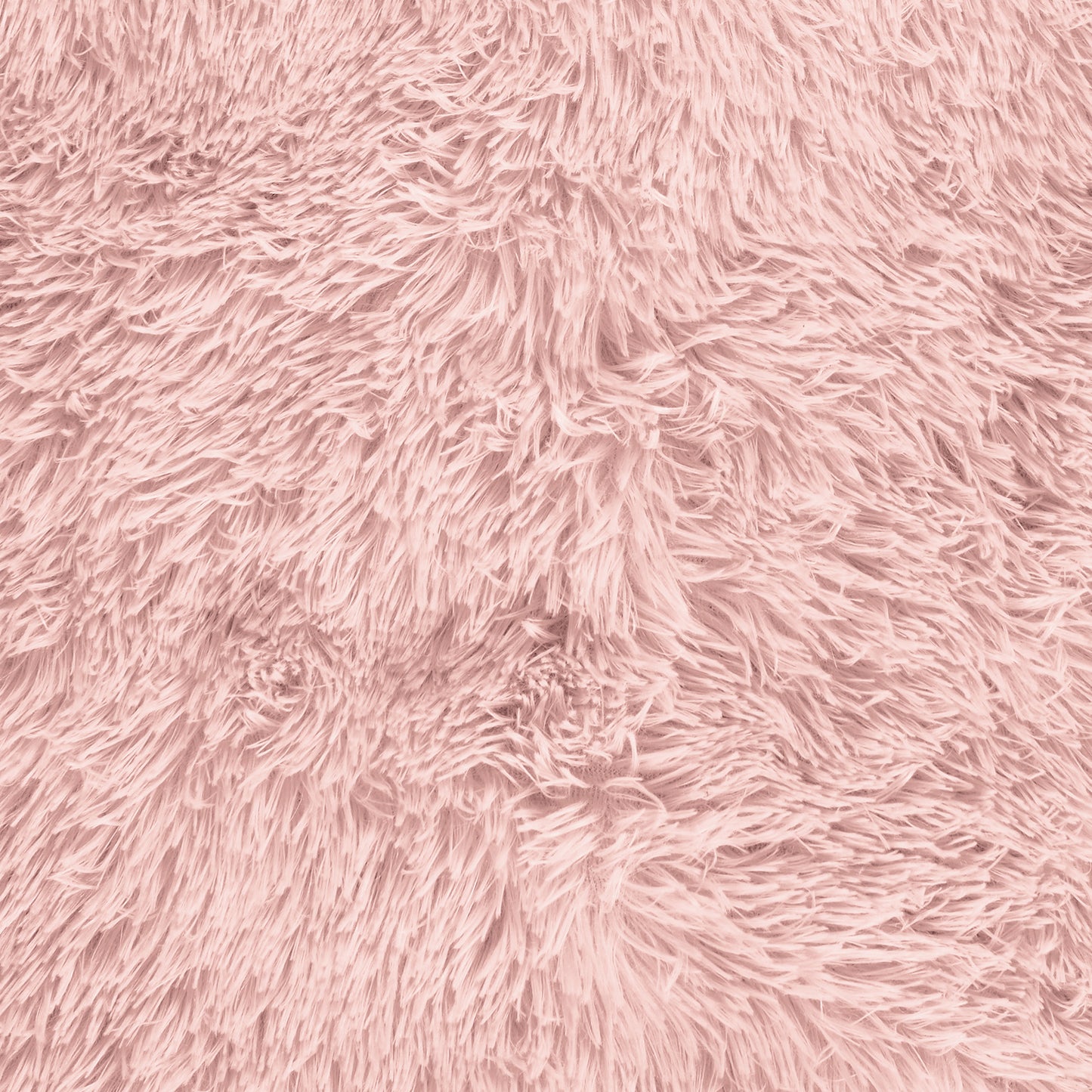 Couvre Lit Poils Longs Rose 220X240Cm