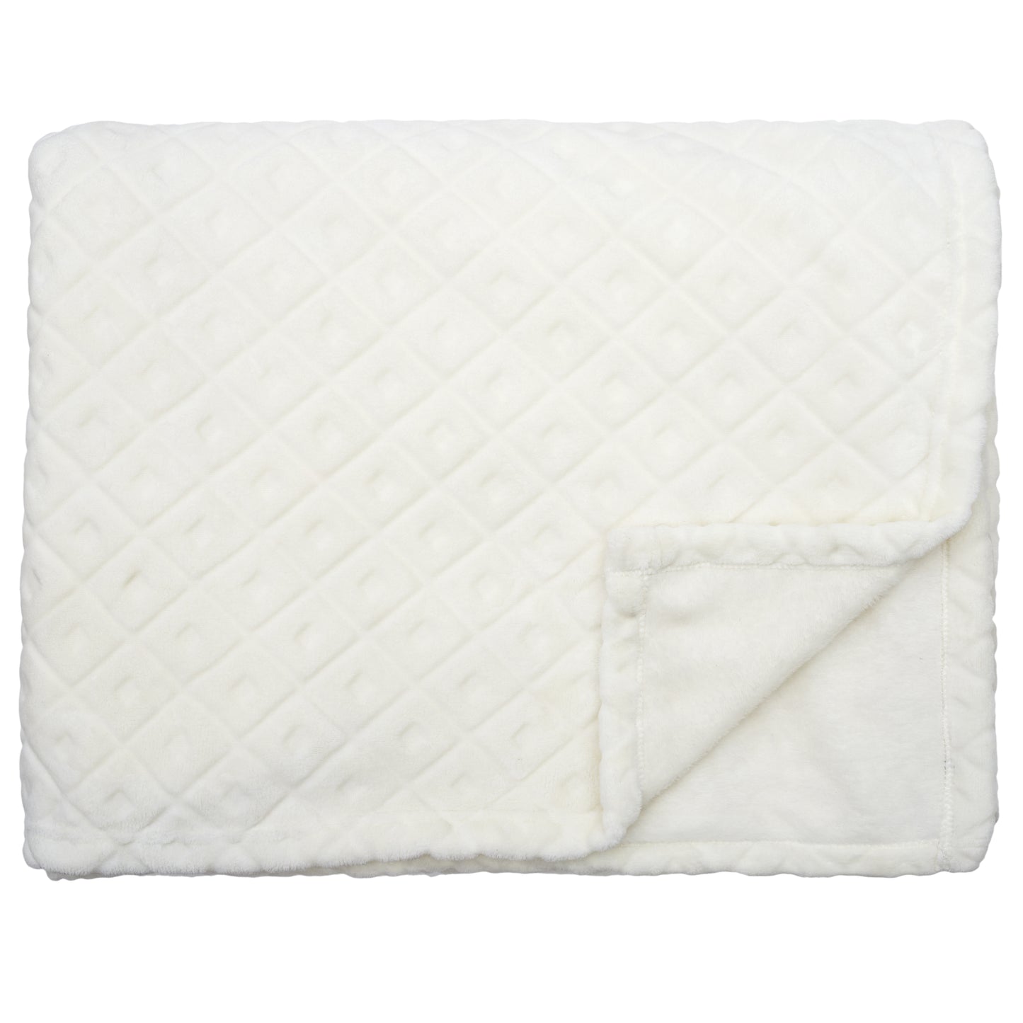 Plaid Embosse Beige 140X200Cm