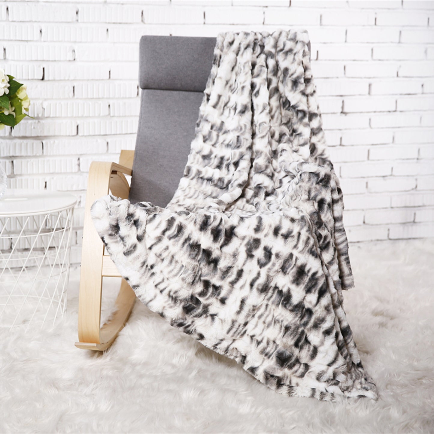 Plaid Imit Fourrure Opulence Ombre 140X200Cm