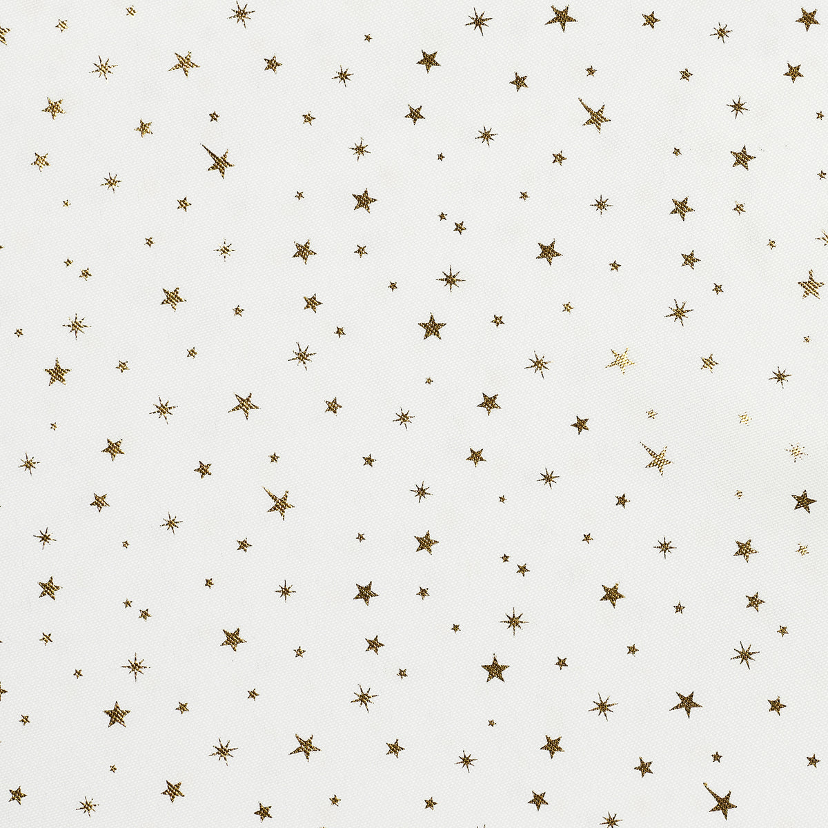 Nappe Motif Etoile Doree 140X250Cm