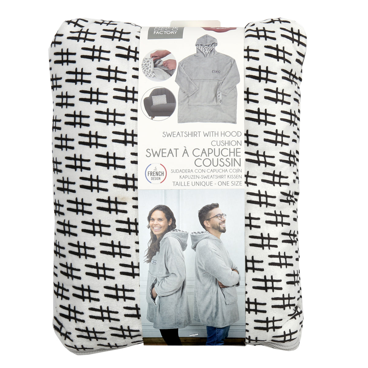 Sweat A Manche Coussin Motif