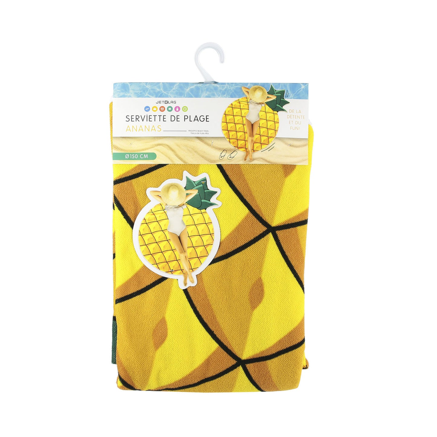 Drap De Plage 150Cm Ananas