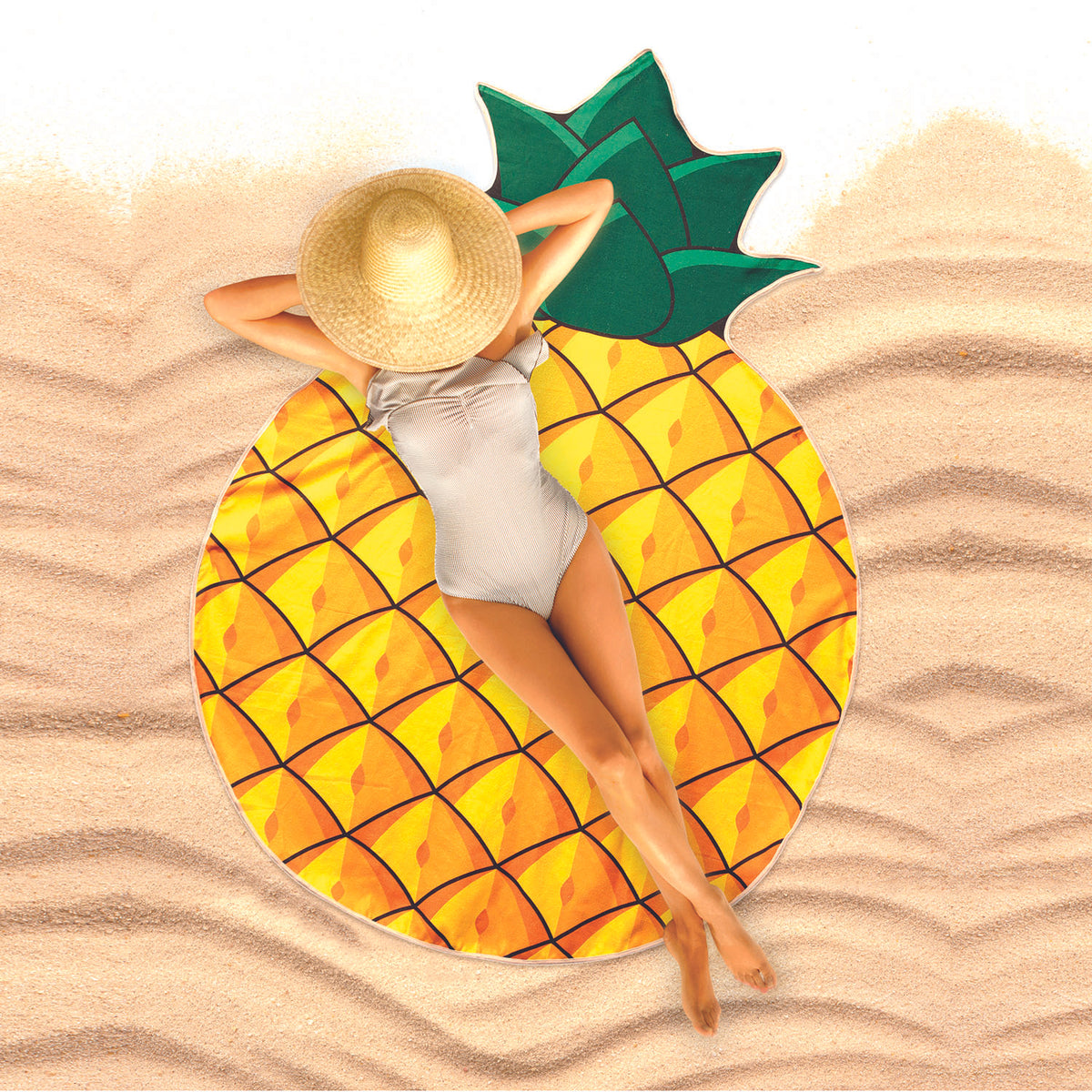 Drap De Plage 150Cm Ananas
