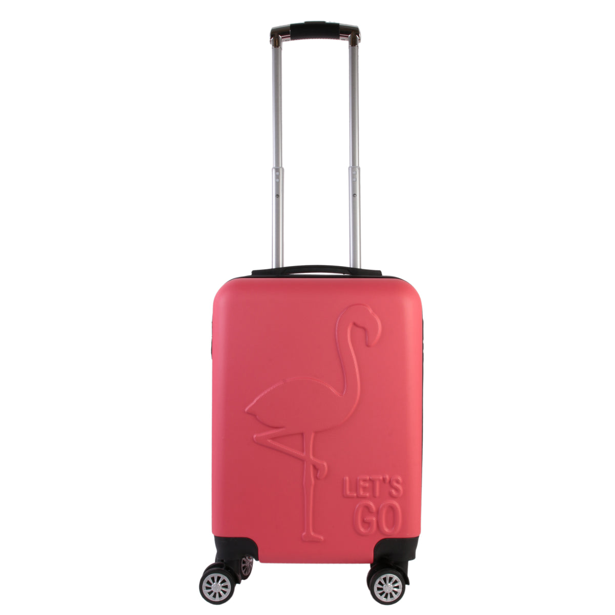 Valise Cabine Embossee Flamant 28L