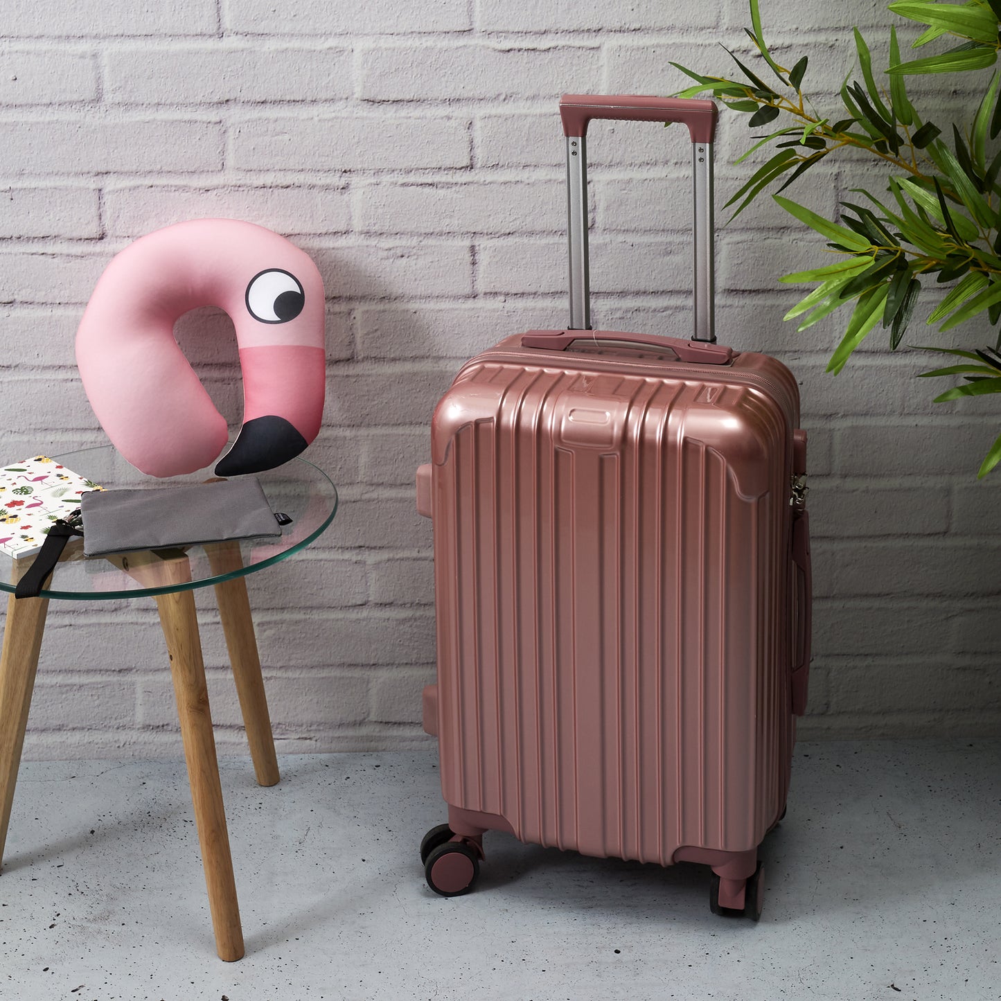 Valise Cabine Paris Rose 40L