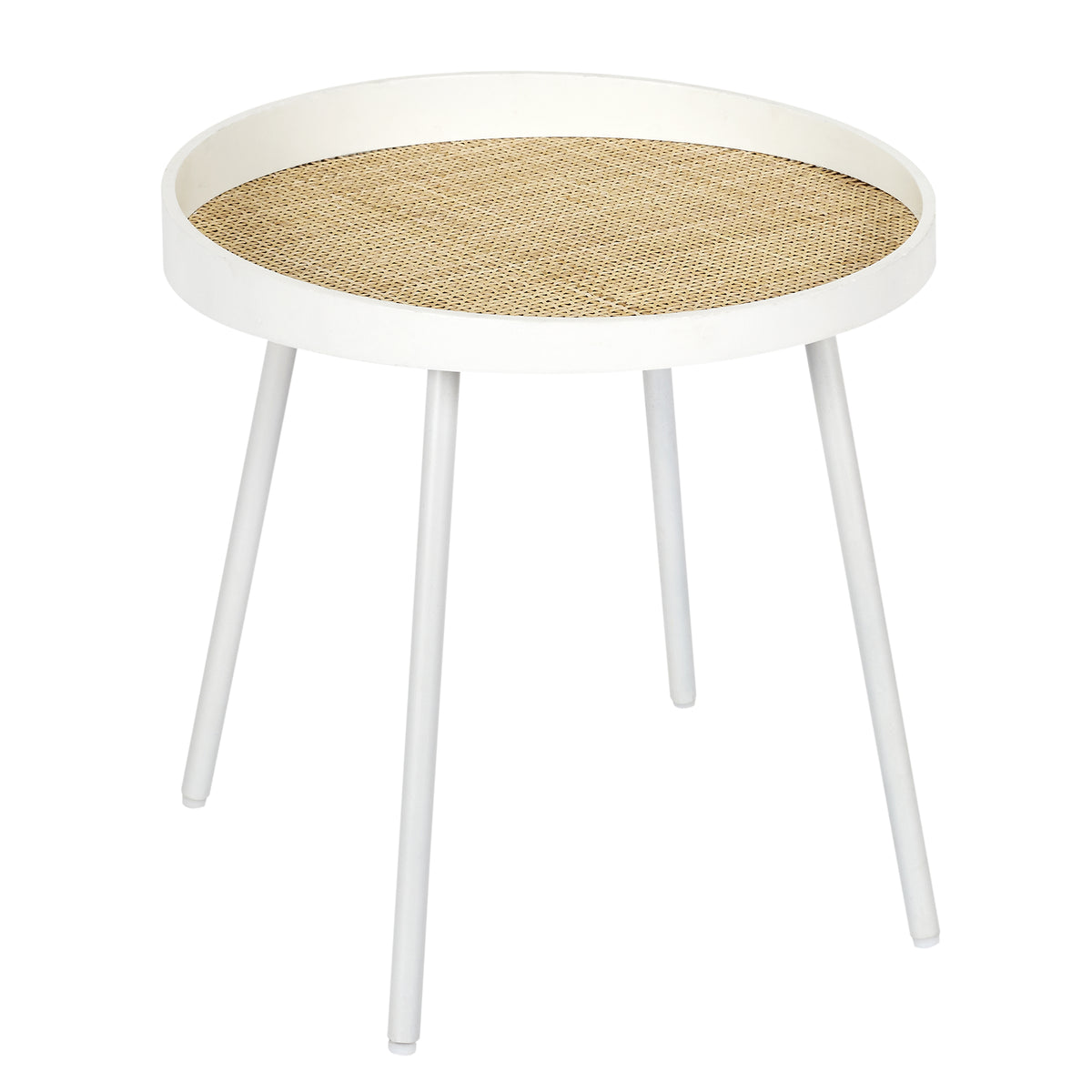 Table Gigogne Reed Blanc X2