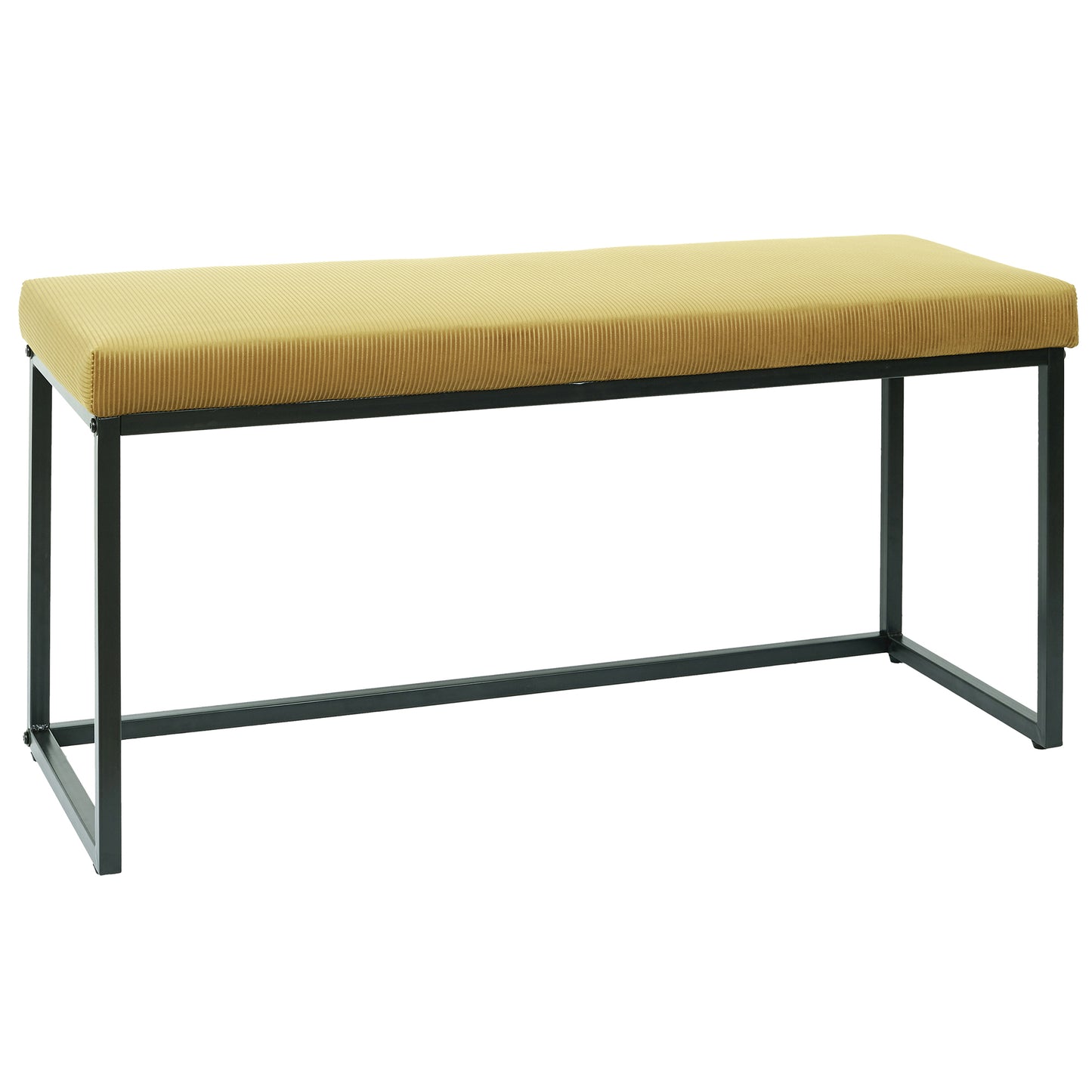 Banc Giulia Jaune Velours Cotele