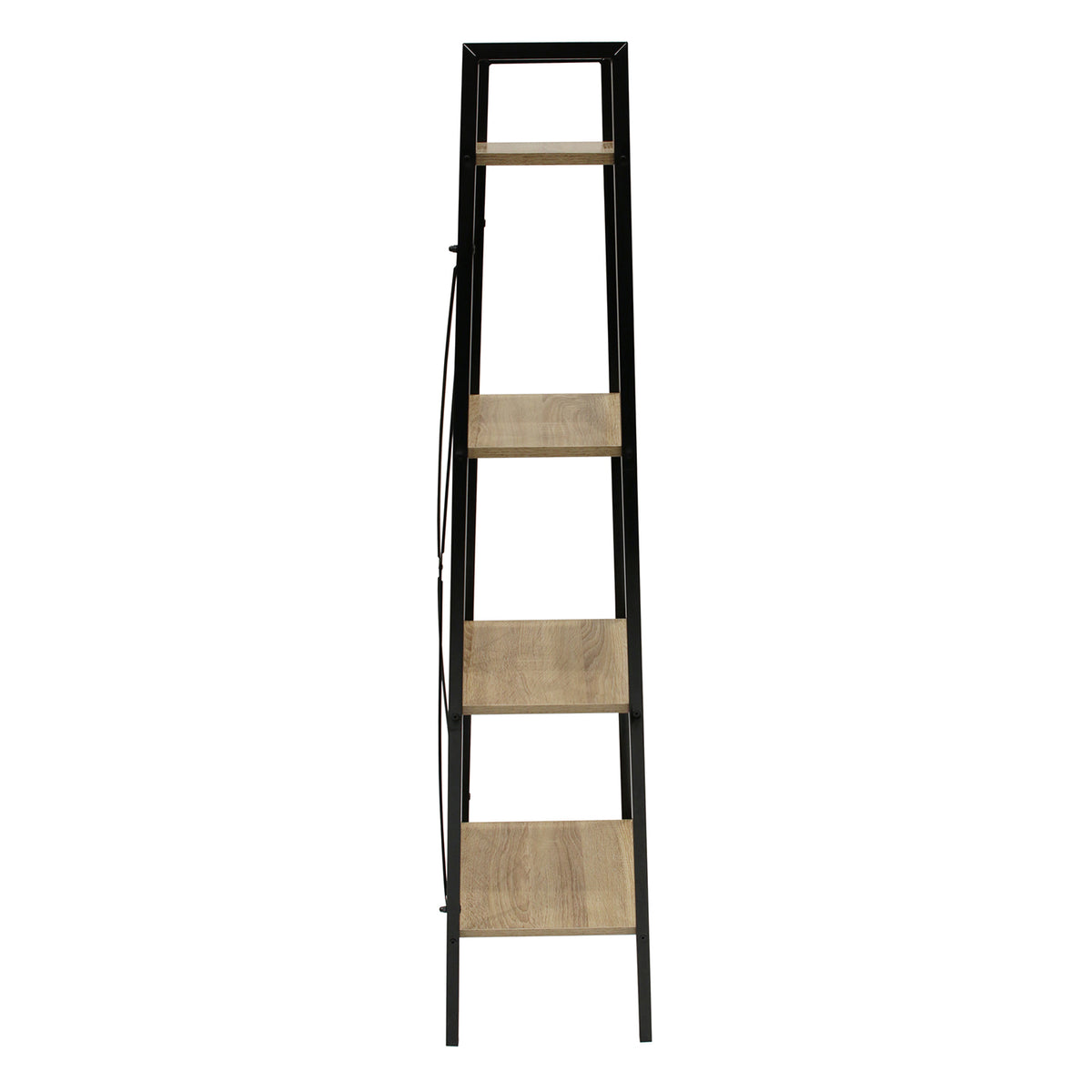 Etagere Bois Et Metal Loka 148X34X32