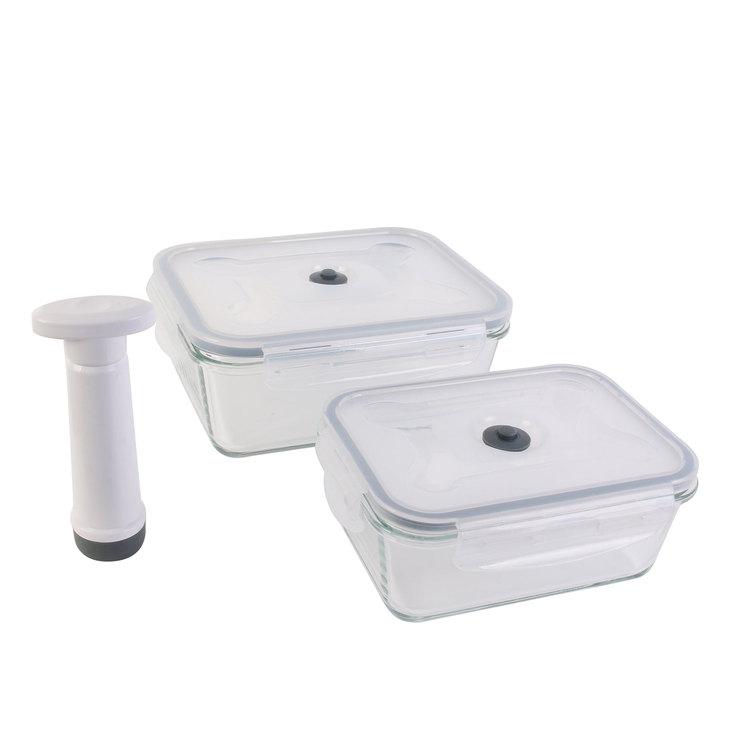 Boite De Conservation Vide Air Avec Pompe X2