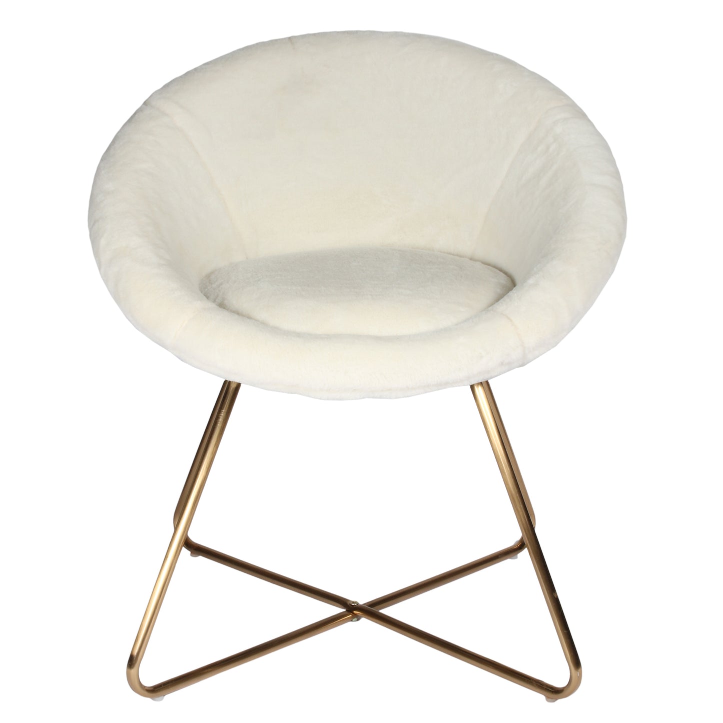 Fauteuil Imitation Fourrure Aurea