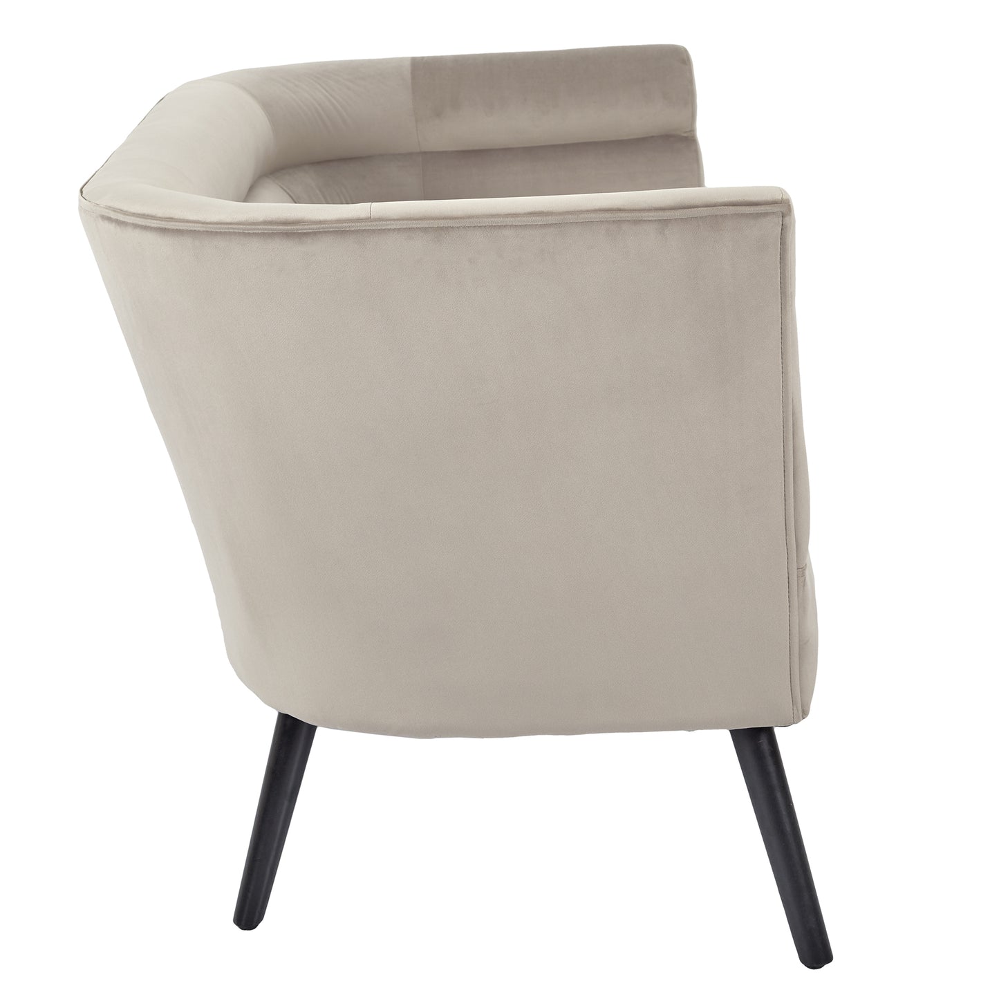 Canape Amelia Velours Taupe