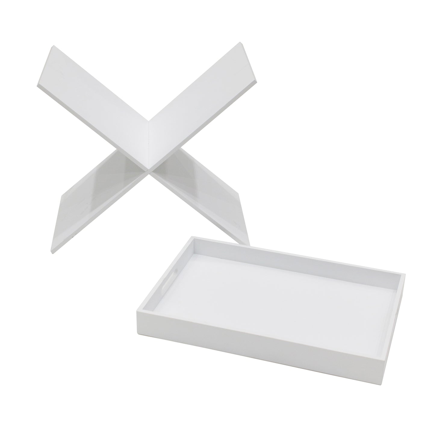 Table D Appoint Plateau Amovible Blanc
