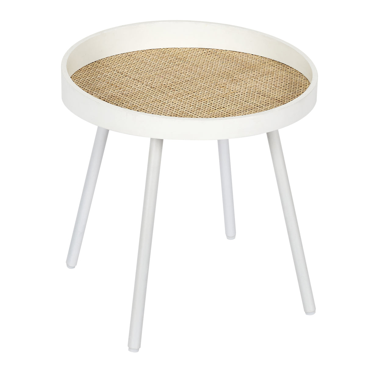 Table Gigogne Reed Blanc X2